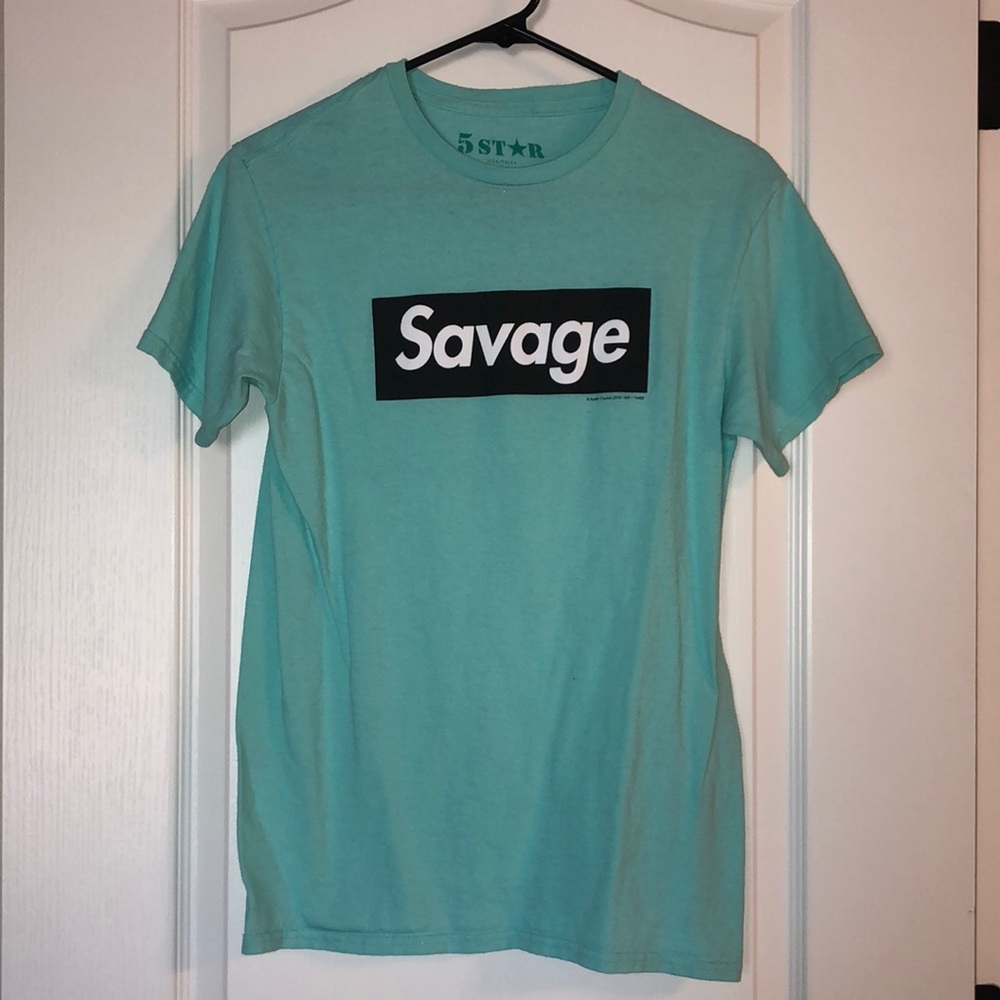 Savage mint green tshirt